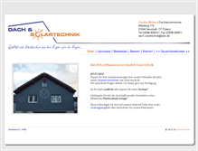 Tablet Screenshot of dach-solartechnik.de